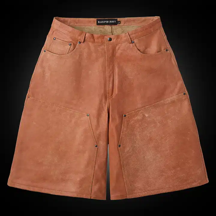 RHDD_0300_720x.webp RASPBERRY HILLS MOJAVE LEATHER SHORTS - Image 1